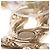 Gioielli CHANEL CC in Metallo Dorato - 102819 D'oro - vista 5