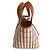 Hermès Picotin 18 Canvas Lock Abdeckung Quadrat Eimerhandtasche Karamell - Ansicht 5