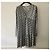 Autre Marque Fließendes Schwarz und Off-White Bedrucktes Kleid - Genesis. Größe 1 (38-40) Aus weiß - Ansicht 15