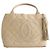 Medaillon Chanel Borsa Tote Medaglione in Pelle Beige