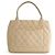 Medaillon Chanel Borsa Tote Medaglione in Pelle Beige - vista 4