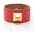 Bracciale Medor in Struzzo Hermès Rosso