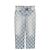 Pantalones de denim Damier Louis Vuitton Azul