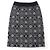 Strickwollrock mit Monogram SINCE1854 von Louis Vuitton Schwarz