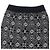 Strickwollrock mit Monogram SINCE1854 von Louis Vuitton Schwarz - Ansicht 3