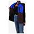 Autre Marque Fleece-Weste in Blau und Bordeaux mit Farbblock - Größe XS - Ansicht 4