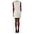 Adam Lippes Creme ärmelloses Tweed-Midi-Kleid - Größe UK 6 Roh - Ansicht 2