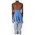 Autre Marque Blaue Denim-Haltertop - Größe XS - Ansicht 2