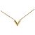 Collana Essenziale V Placcata Oro Louis Vuitton D'oro