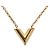 Collana Essenziale V Placcata Oro Louis Vuitton D'oro - vista 2