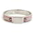 Pulsera de metal y esmalte Click-Clack de Hermès Plata Rosa Blanco  - vista 1