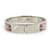 Pulsera de metal y esmalte Click-Clack de Hermès Plata Rosa Blanco  - vista 3