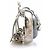 Orecchini in metallo con clip Coco Mark di Chanel Marrone Argento - vista 2