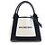 Borsa a mano/Borsa a spalla Balenciaga in avorio e nero Crudo