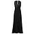 Max Mara Kleid, Modell Drapée Noire Circa 2010. Schwarz