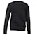 Autre Marque MCQ Samt-Logo-Pullover aus schwarzer Baumwolle  - Ansicht 3