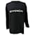 Schwarzer Baumwoll-Sweatshirt mit Givenchy-Logo-Druck
