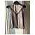CHANEL 09A 2009 Karl Lagerfeld top de seda Gris - vista 11