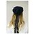 Cappello in feltro blu Chanel con nastri in gros-grain Multicolore - vista 10
