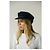 Cappello in feltro blu Chanel con nastri in gros-grain Multicolore - vista 18