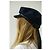 Cappello in feltro blu Chanel con nastri in gros-grain Multicolore - vista 8