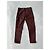 Pantalón Skinny Zapa Burdeos Oscuro Algodón - vista 4