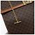 Céline Borsa a mano in tela Macadam CELINE in pelle PVC marrone e oro Auth gh737 D'oro - vista 16