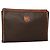 Céline Clutch in tela Macadam CELINE in pelle PVC marrone Auth gh579
