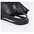 CHANEL Borsa Choco Bar COCO Mark in tela nera e argento CC Auth BA5420 Nero - vista 7