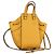 LOEWE Borsa a mano Hammock Compact in pelle gialla Auth 135252M Giallo