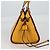 LOEWE Borsa a mano Hammock Compact in pelle gialla Auth 135252M Giallo - vista 4