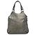 SAINT LAURENT Borsa a Spalla Metropolis Pelle Argento Auth am8965 - vista 3