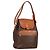 Céline Borsa a Spalla in Tela Macadam CELINE in Pelle PVC Marrone Oro Auth 136201 D'oro