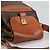 Céline Borsa a Spalla in Tela Macadam CELINE in Pelle PVC Marrone Oro Auth 136201 D'oro - vista 6