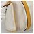 Gucci Borsa GG Supreme in PVC bianco e oro 193604 Auth 141249 D'oro - vista 14