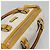 Gucci Borsa GG Supreme in PVC bianco e oro 193604 Auth 141249 D'oro - vista 6