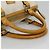 Gucci Borsa GG Supreme in PVC bianco e oro 193604 Auth 141249 D'oro - vista 7
