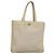 Borsa Tote PRADA Nylon Beige Argento Auth gh666