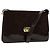 BALLY Borsa a Spalla in Pelle Scamosciata Marrone Scuro Oro Auth BA5436 D'oro