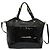 Borsa a Mano Salvatore Ferragamo Vala Smalto 2 vie Nero Oro Auth bs28916 - vista 3