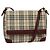 Burberry Borsa a Spalla Nova Check in Tela Beige Oro Auth BA5440 D'oro