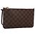 LOUIS VUITTON Neverfull MM Damier Ebene Tasche Authentisch gh698