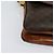 Céline Borsa a Spalla in Tela Macadam CELINE in Pelle PVC Marrone Oro Auth gh672 D'oro - vista 11