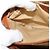 Céline Borsa a Spalla in Tela Macadam CELINE in Pelle PVC Marrone Oro Auth gh672 D'oro - vista 20
