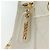 CHANEL Matelasse Chain Shoulder Bag Caviar Skin White Gold CC Auth gh580 Golden - view 16