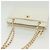 CHANEL Matelasse Chain Shoulder Bag Caviar Skin White Gold CC Auth gh580 Golden - view 7