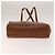 Borsa a Spalla Salvatore Ferragamo Vala in Pelle 2Set Marrone Auth am8995 - vista 7