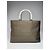Vintage Givenchy Canvas-Handtasche Grau/Silber