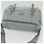 PRADA Schultertasche aus Nylon Hellblau Silber Authentisch ki5926 - Ansicht 7