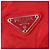 PRADA Backpack Nylon Red Silver Auth 137676 Silvery - view 20